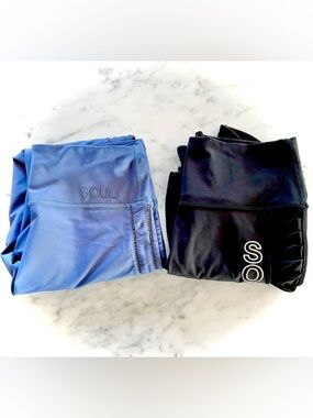 Soul Cycle -lululemon (black) workout pants x2. Women’s Large